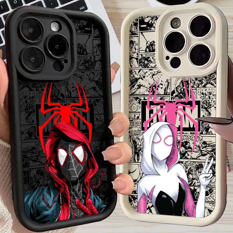 Phone Cases For Iphone 16 - Etui Spiderman Miles Morales Gwen Marvel