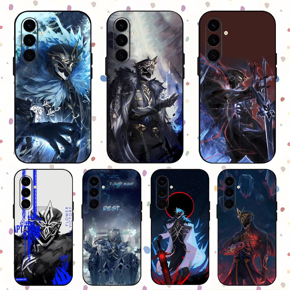 Phone Cases Black - Etui na telefon Capitano Genshin Impact
