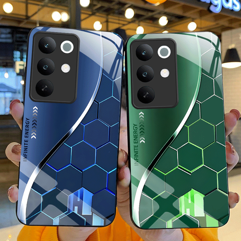 Gradient Color Case - Twarde etui ze szkła hartowanego do