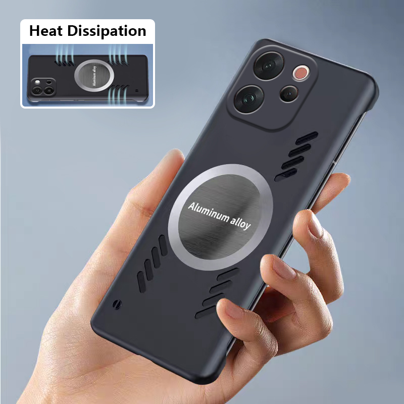 Heat Dissipation Case - Etui Biruiqu do VIVO V70, bezramkowe,