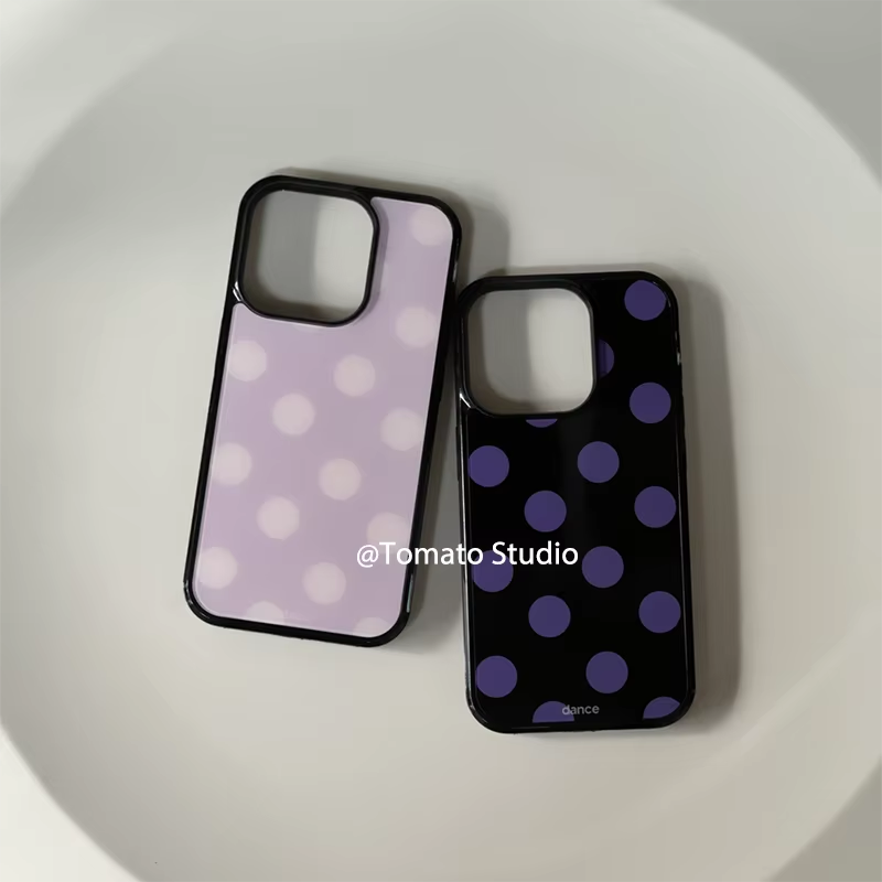 Phone Cases Purple - Koreański styl Ins, fioletowe etui na