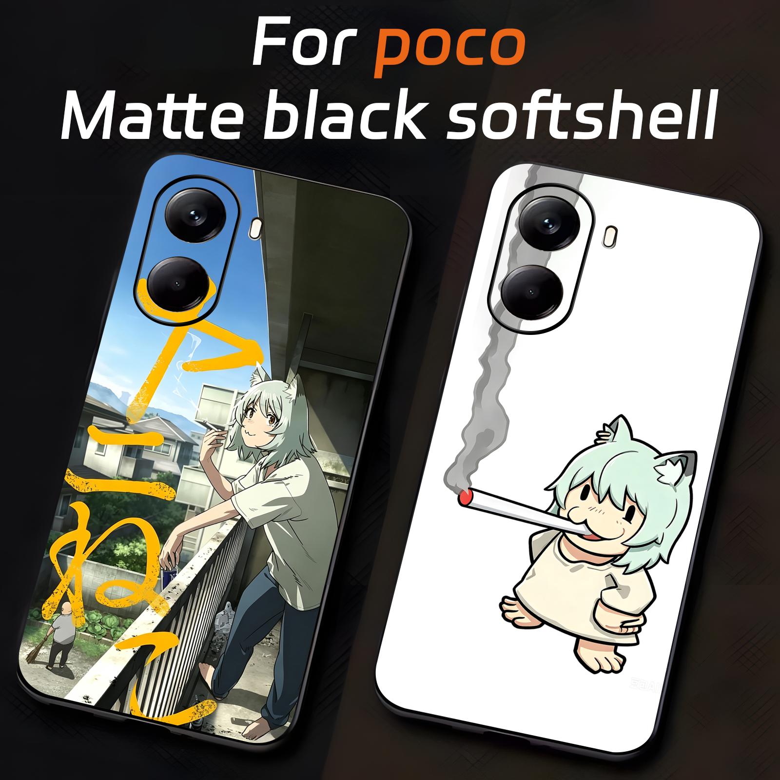 Phone Cases Black - Etui na telefon Xiaomi POCO M7
