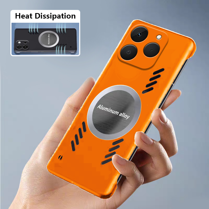 Heat Dissipation Case - Etui Biruiqu do Realme 15T, bezramkowe,