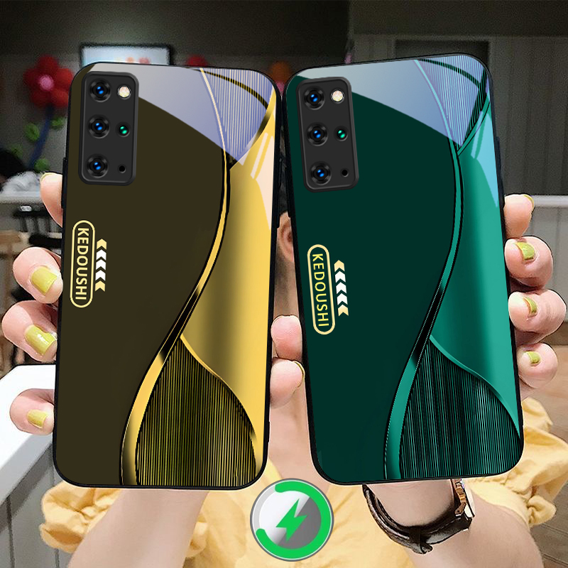 Phone Cases Purple - Podwójny czerwono-fioletowy szklany futerał na telefon