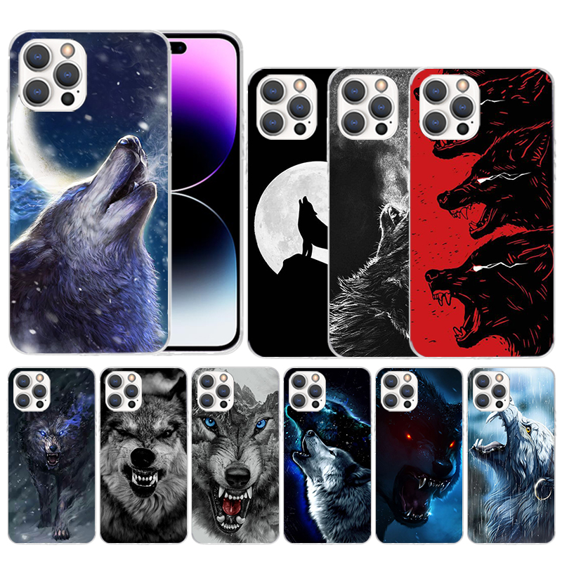 Phone Cases That Fit Iphone 16E - Wściekły Wilk - Miękka Obudowa na