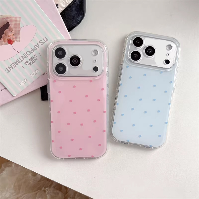 Phone Cases Korea - Koreański styl Ins Girl, proste niebiesko-różowe
