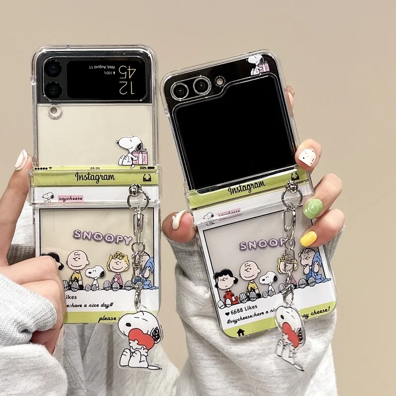 Phone Cases Z Flip 7 - Urocze, przezroczyste etui na telefon z