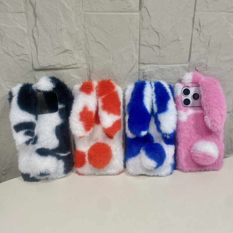 Phone Cases For Iphone 16 - Urocze futrzane etui na telefon z