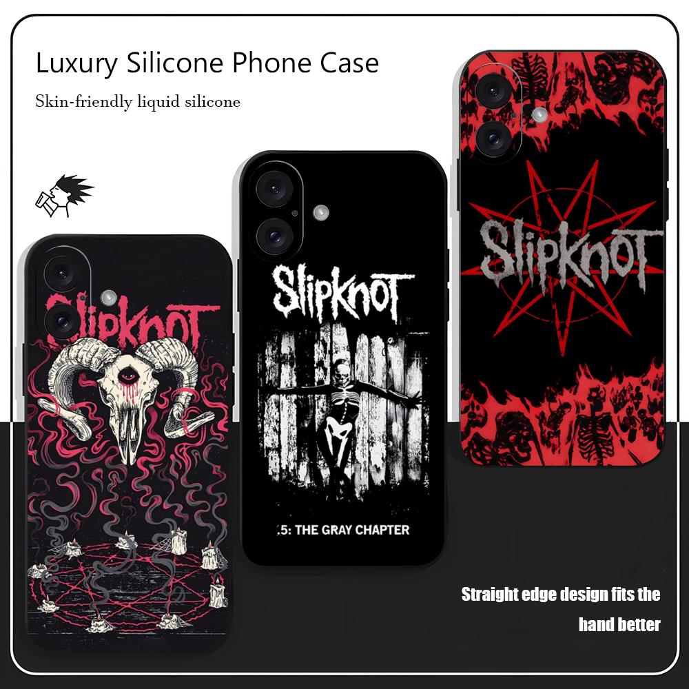 Phone Cases For Iphone 16 - S-Slipknot Popular Band Etui na telefon