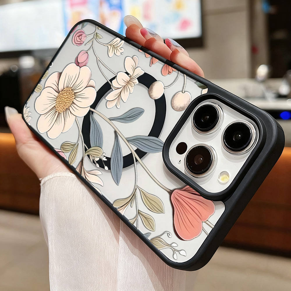 Czarne etui na telefon z kwiat – Phone Cases For Iphone 16 recenzja i cena
