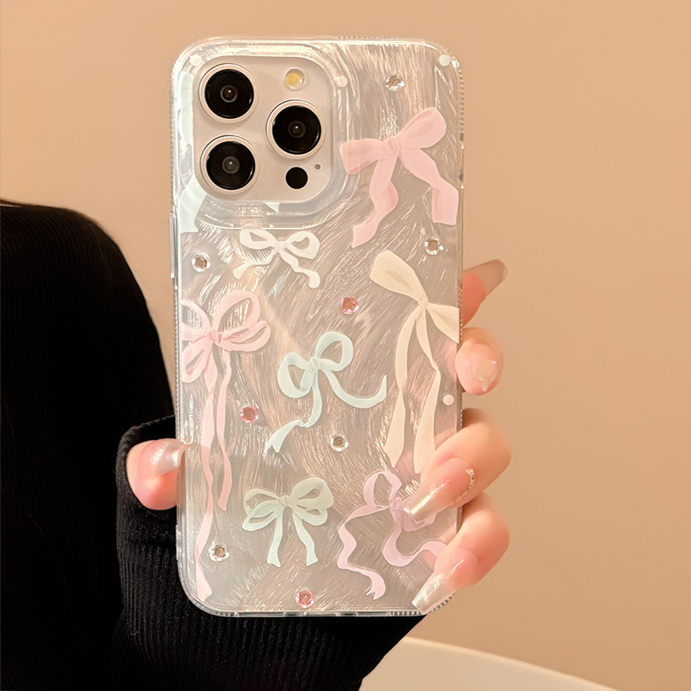 Kolorowe naklejki z kokardką i – Phone Cases Korea recenzja i cena