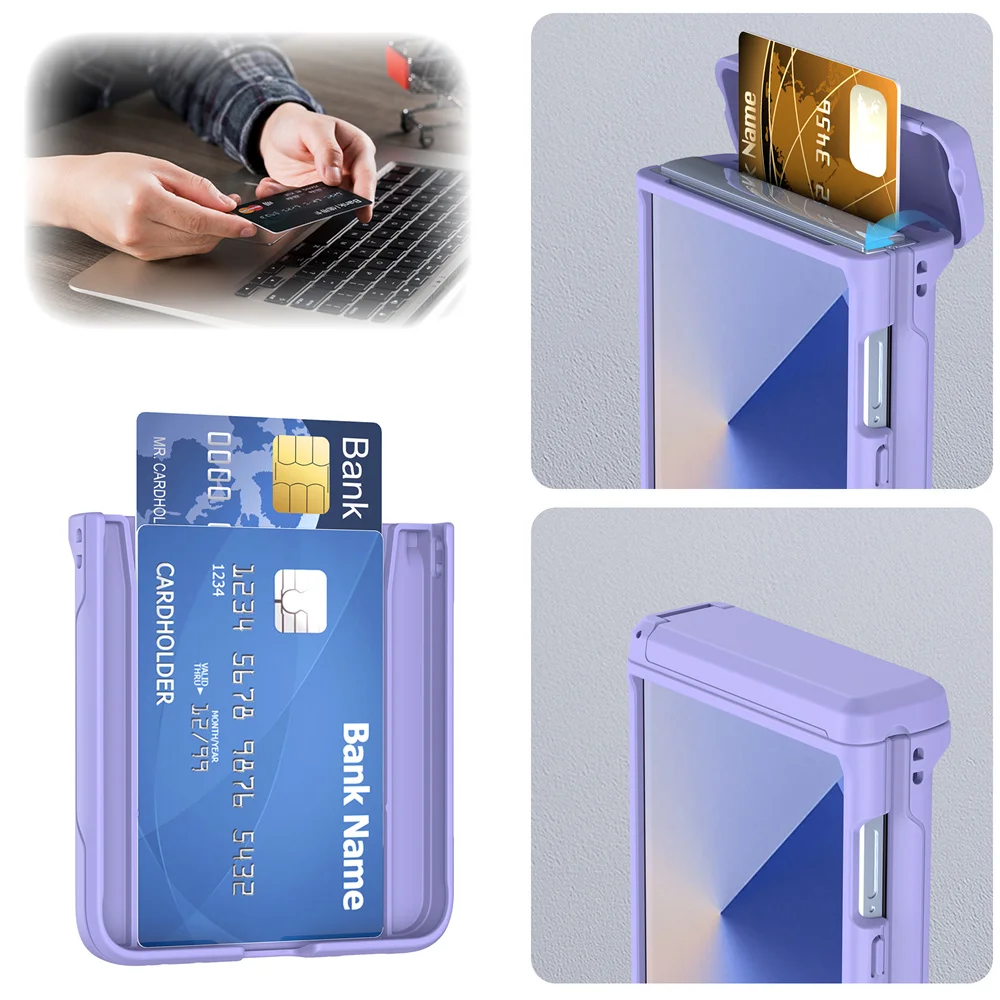 Luksusowe, matowe, twarde etui – Phone Cases With Card Holder recenzja i cena