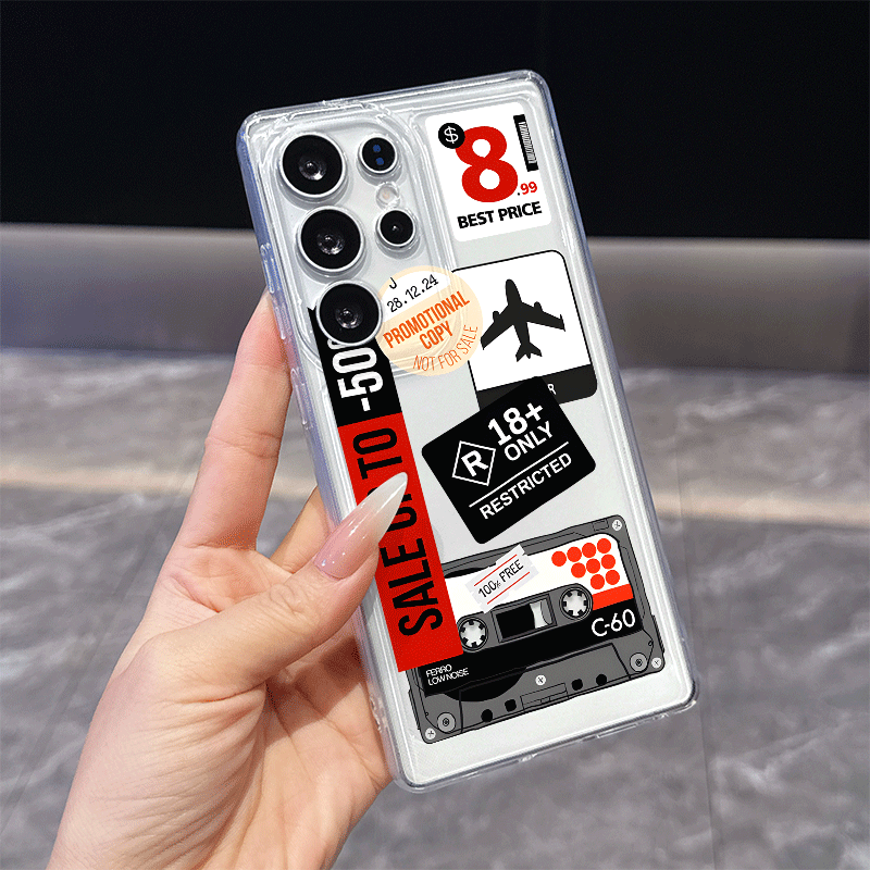 Zabawne naklejki z kolażem ety – Phone Cases Funny recenzja i cena