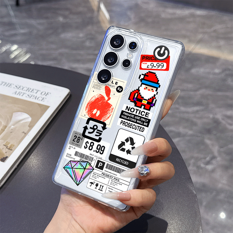 Zabawne naklejki z kolażem ety – Phone Cases Funny recenzja i cena