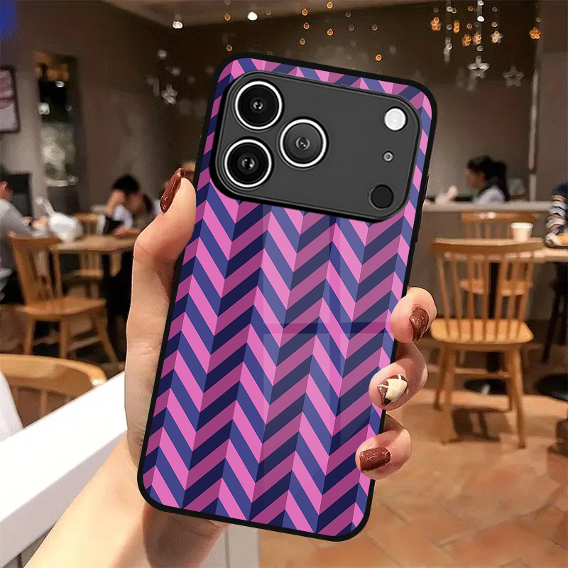 Fioletowo-różowy wzór rombów 2 – Phone Cases Purple recenzja i cena