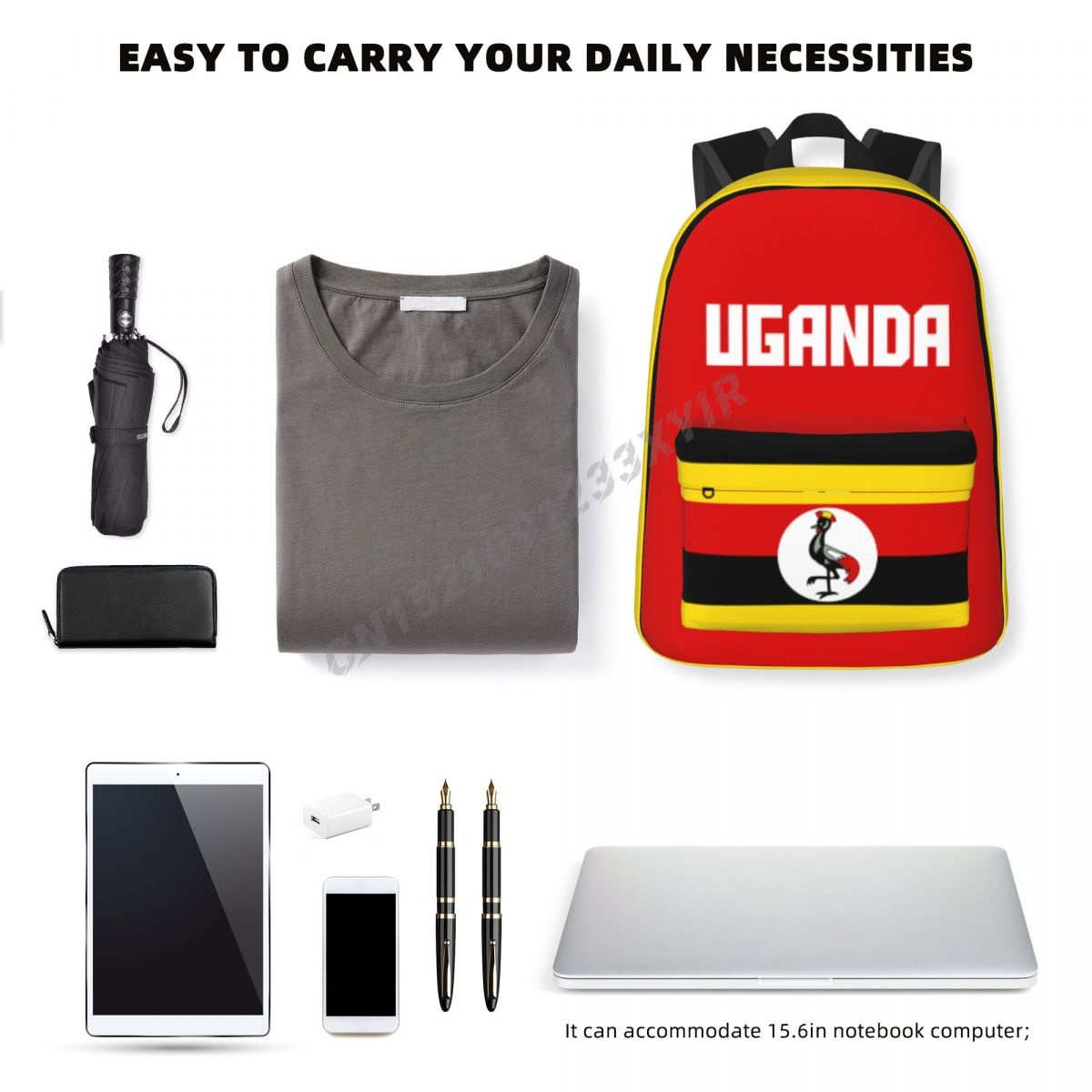 Unisex plecak Uganda flaga Uga – Phone Cases Uganda recenzja i cena