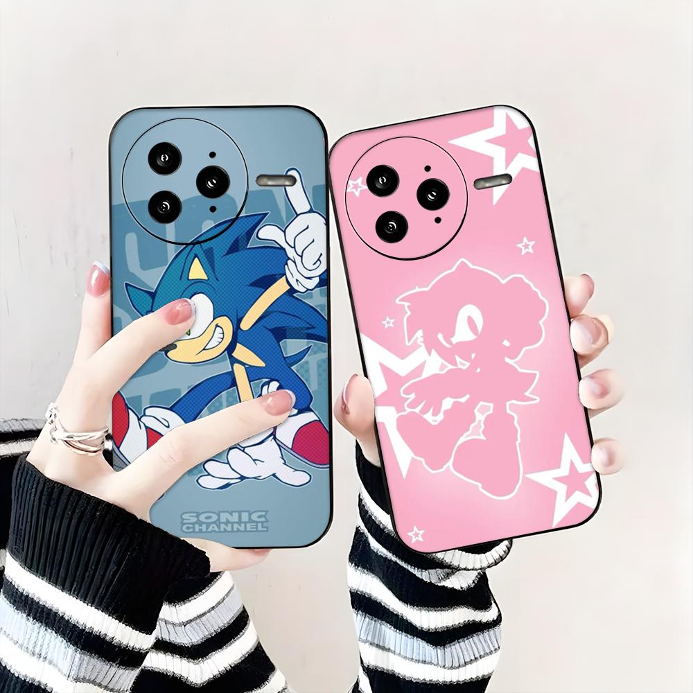 S-SonicES Cartoon H-HedgehogES – Phone Cases Black recenzja i cena