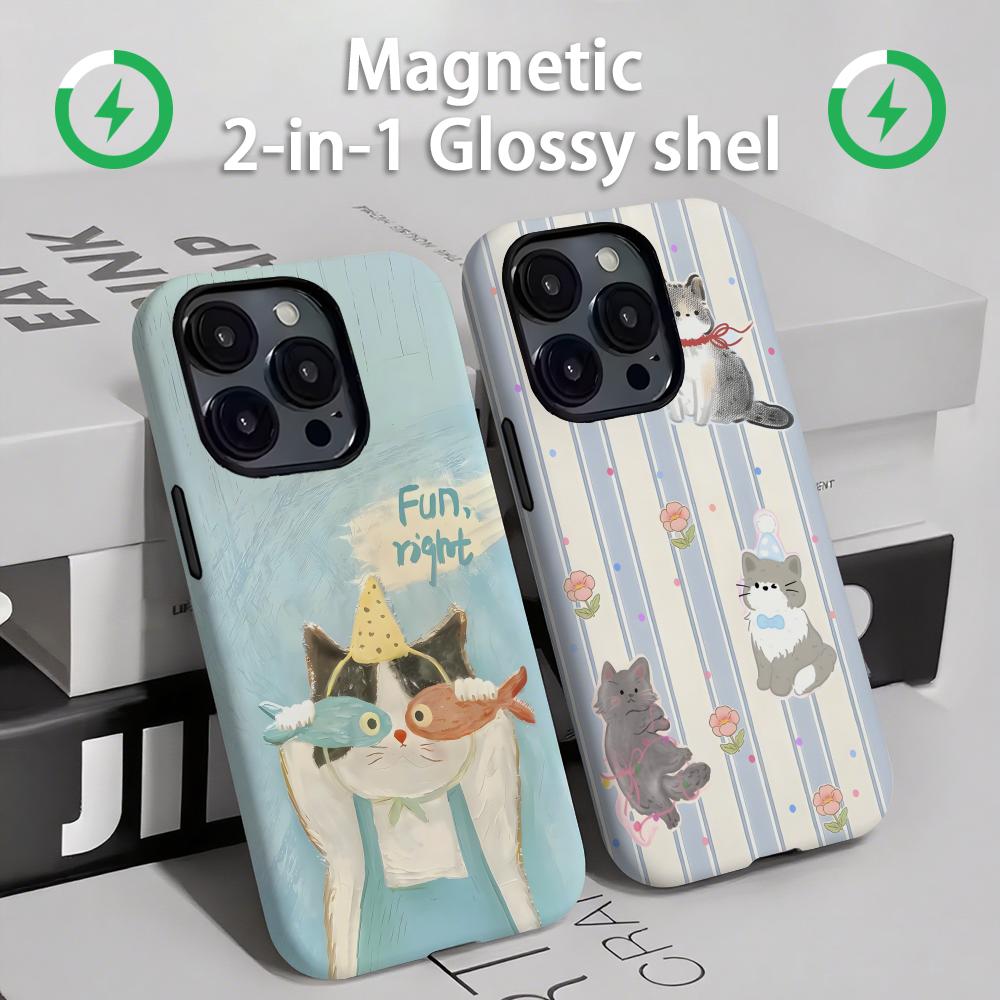 Etui na telefon Cute cats and  – Phone Cases For Iphone 16 recenzja i cena