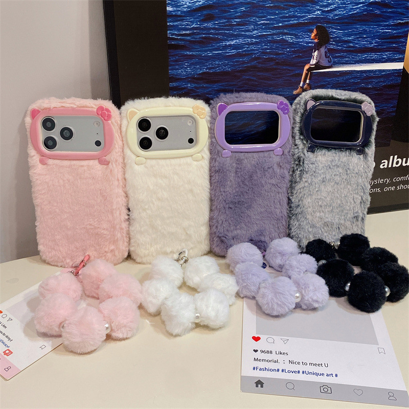 Luksusowe, jednokolorowe, futr – Phone Cases For Iphone 16 recenzja i cena