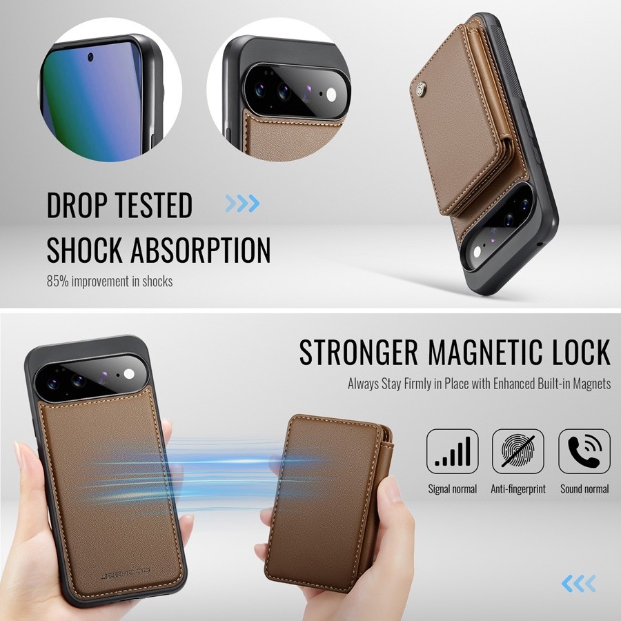 Dla Google Pixel 9 10 11 Pro X – Phone Cases With Card Holder recenzja i cena