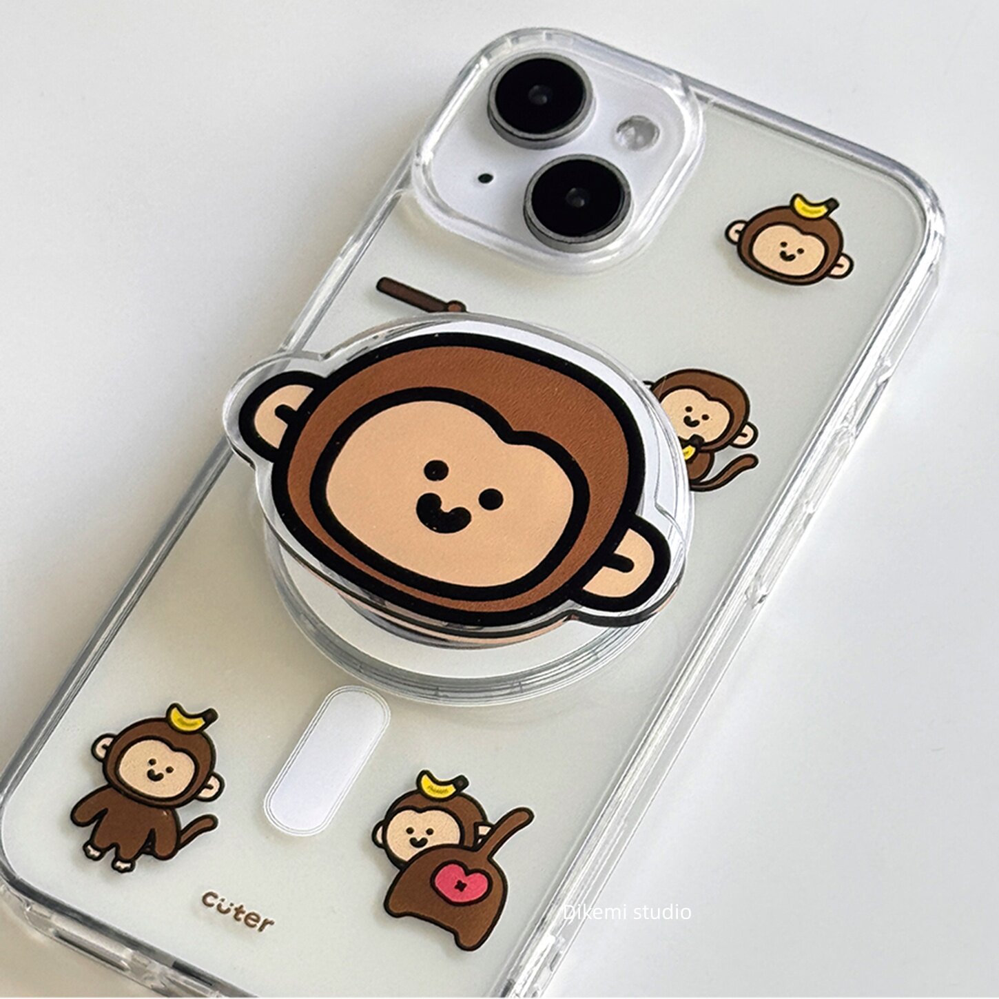 Brązowy Banan Małpa Dziecięca  – Phone Cases Korea recenzja i cena