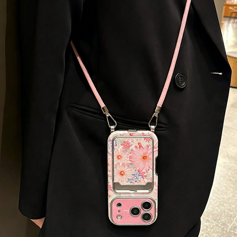 Różowe etui na telefon z imita – Phone Cases With Card Holder recenzja i cena