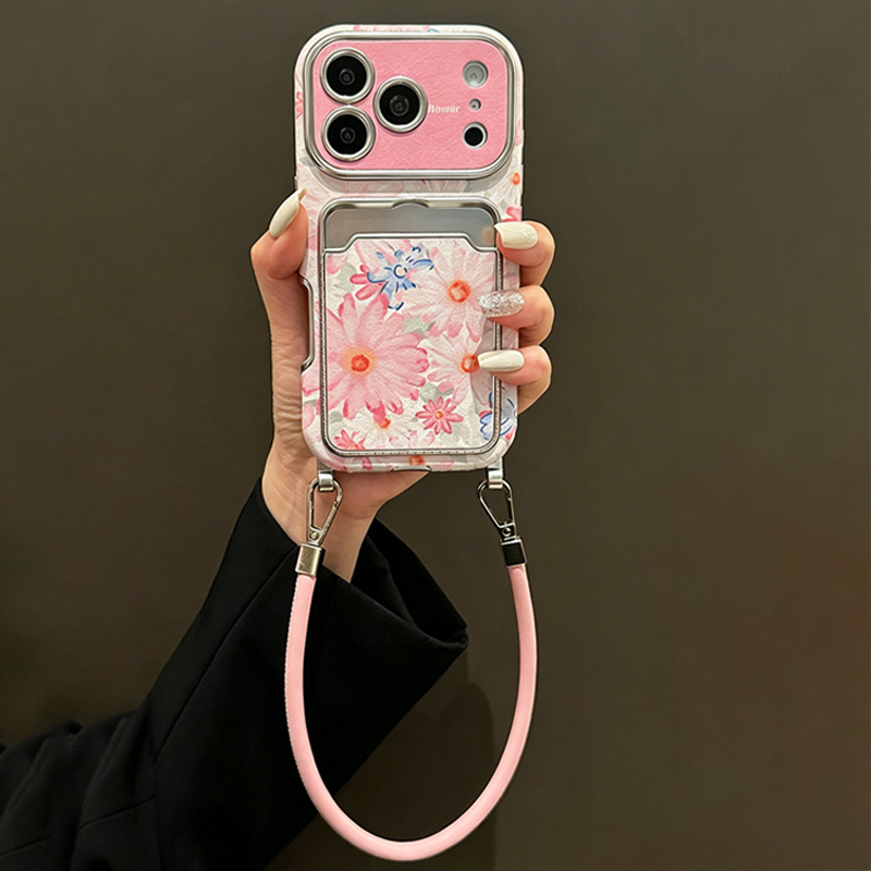 Różowe etui na telefon z imita – Phone Cases With Card Holder recenzja i cena