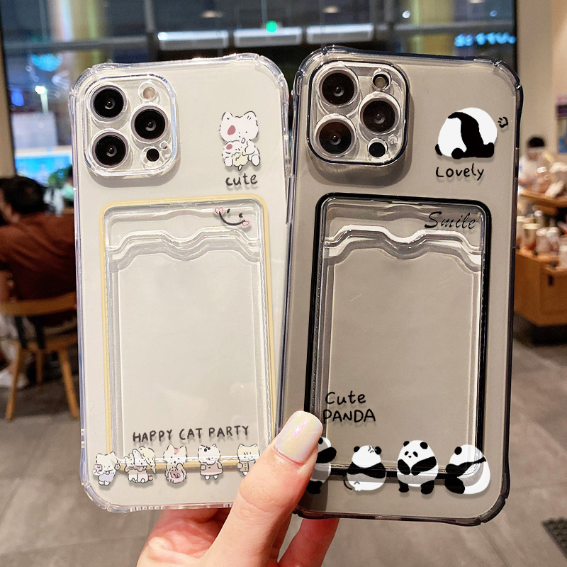 Etui na telefon Cute Black Cat – Phone Cases With Card Holder recenzja i cena